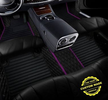 Purple Hybrid Line Series Premium Car Mats Stores
